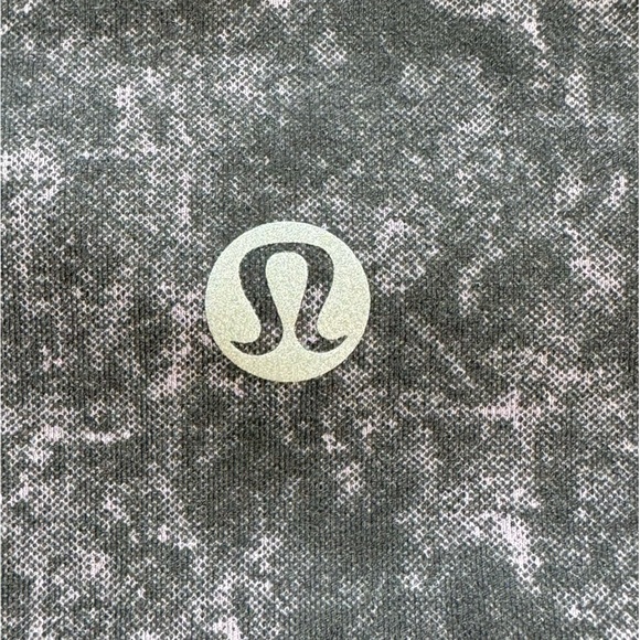 Lululemon Wunder Train HR Tight 25" Denim Wash Print Dusky Lavender Black Sz 10 - Picture 7 of 8